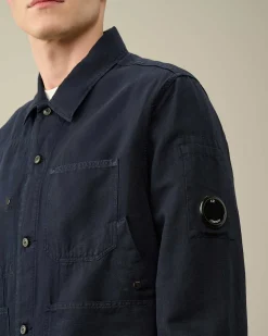 Cotton/Linen Overshirt^C.P. Company Outlet