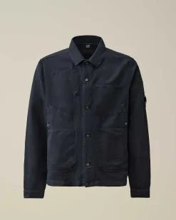 Cotton/Linen Overshirt^C.P. Company Outlet