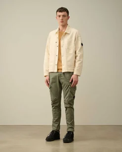 Cotton/Linen Overshirt^C.P. Company Flash Sale