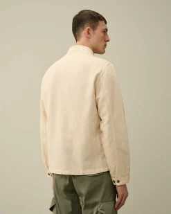 Cotton/Linen Overshirt^C.P. Company Flash Sale