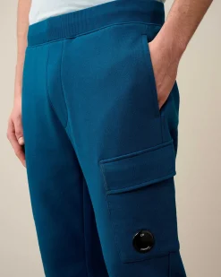 Diagonal Raised Fleece Cargo Sweatpants^C.P. Company Hot