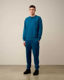 Diagonal Raised Fleece Cargo Sweatpants^C.P. Company Hot