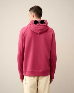 Diagonal Raised Fleece Goggle Hoodie^C.P. Company Clearance