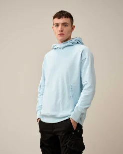 Diagonal Raised Fleece Goggle Hoodie^C.P. Company Store