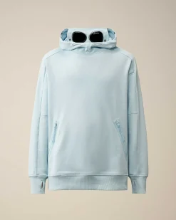 Diagonal Raised Fleece Goggle Hoodie^C.P. Company Store