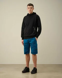 Diagonal Raised Fleece Goggle Hoodie^C.P. Company Store