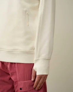 Diagonal Raised Fleece Goggle Hoodie^C.P. Company Fashion