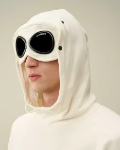 Diagonal Raised Fleece Goggle Hoodie^C.P. Company Fashion