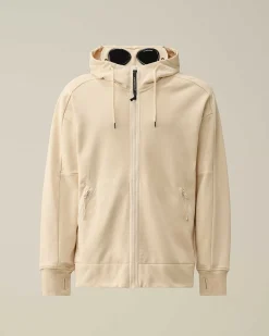 Diagonal Raised Fleece Goggle Zipped Hoodie^C.P. Company Outlet