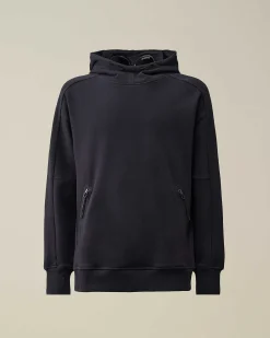Diagonal Raised Fleece Goggle Hoodie^C.P. Company Best