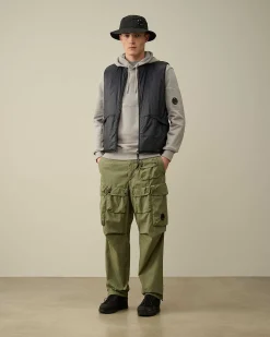 Diagonal Raised Fleece Hoodie^C.P. Company Sale