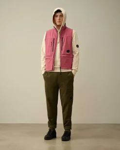 Diagonal Raised Fleece Hoodie^C.P. Company New