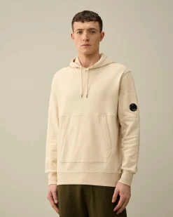 Diagonal Raised Fleece Hoodie^C.P. Company New