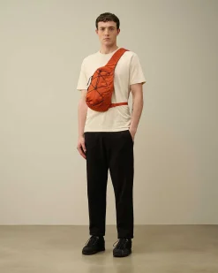 Diagonal Raised Fleece Logo Sweatpants^C.P. Company Clearance