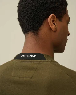 Diagonal Raised Fleece Sweatshirt^C.P. Company Store