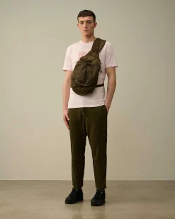 Diagonal Raised Fleece Sweatpants^C.P. Company Discount