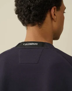 Diagonal Raised Fleece Sweatshirt^C.P. Company Discount