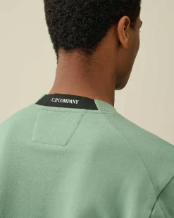 Diagonal Raised Fleece Sweatshirt^C.P. Company Store