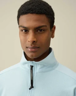 Diagonal Raised Fleece Zipped Sweatshirt^C.P. Company Cheap