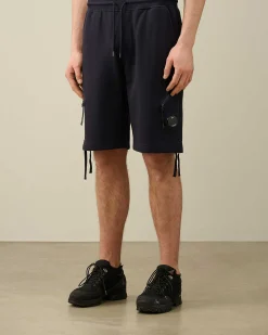 Diagonal Raised Fleece Zipped Pocket Shorts^C.P. Company Cheap