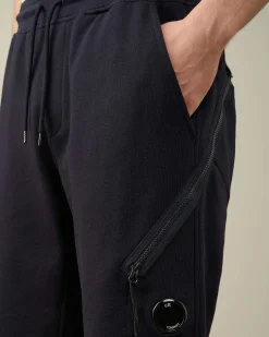 Diagonal Raised Fleece Zipped Pocket Shorts^C.P. Company Cheap