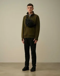 Diagonal Raised Fleece Zipped Sweatshirt^C.P. Company Best