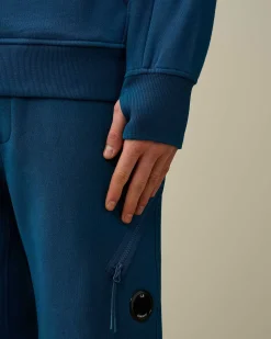 Diagonal Raised Fleece Zipped Sweatshirt^C.P. Company Store