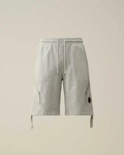 Diagonal Raised Fleece Zipped Pocket Shorts^C.P. Company Fashion