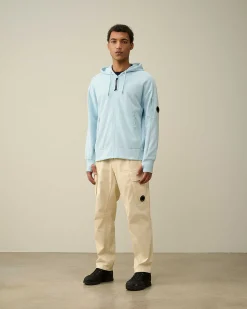 Diagonal Raised Fleece Zipped Hoodie^C.P. Company New