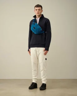 Diagonal Raised Fleece Zipped Sweatshirt^C.P. Company Cheap