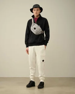 Diagonal Raised Fleece Zipped Sweatshirt^C.P. Company Outlet