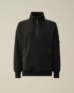 Diagonal Raised Fleece Zipped Sweatshirt^C.P. Company Outlet