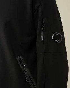 Diagonal Raised Fleece Zipped Sweatshirt^C.P. Company Outlet