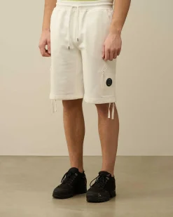 Diagonal Raised Fleece Zipped Pocket Shorts^C.P. Company Sale