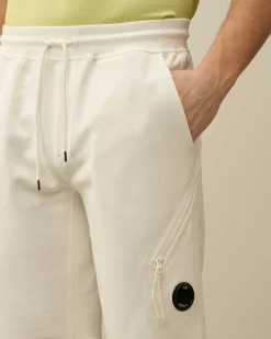 Diagonal Raised Fleece Zipped Pocket Shorts^C.P. Company Sale