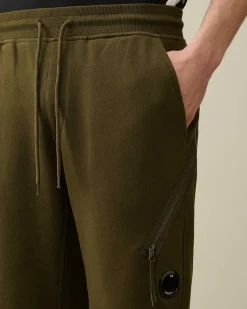 Diagonal Raised Fleece Zipped Pocket Shorts^C.P. Company Cheap