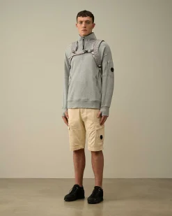 Diagonal Raised Fleece Zipped Sweatshirt^C.P. Company Online