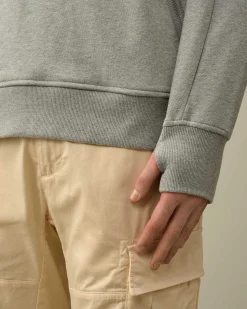 Diagonal Raised Fleece Zipped Sweatshirt^C.P. Company Online