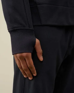 Diagonal Raised Fleece Zipped Hoodie^C.P. Company Cheap