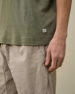 Filo Di Scozia Knitted Polo Shirt^C.P. Company Fashion