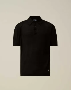 Filo Di Scozia Knitted Polo Shirt^C.P. Company Cheap