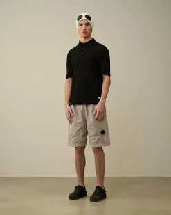 Filo Di Scozia Knitted Polo Shirt^C.P. Company Cheap