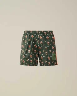 Flatt Nylon Sponged Swim Shorts^C.P. Company Cheap