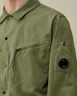 Gabardine Buttoned Shirt^C.P. Company Cheap