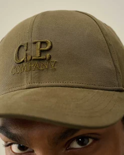 Gabardine Logo Cap^C.P. Company Cheap