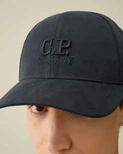 Gabardine Logo Cap^C.P. Company Cheap