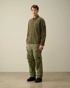 Gabardine Pockets Shirt^C.P. Company Discount