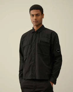 Gabardine Shirt^C.P. Company Best Sale
