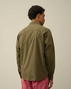 Gabardine Zipped Shirt^C.P. Company Cheap