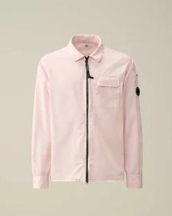 Gabardine Zipped Shirt^C.P. Company Sale